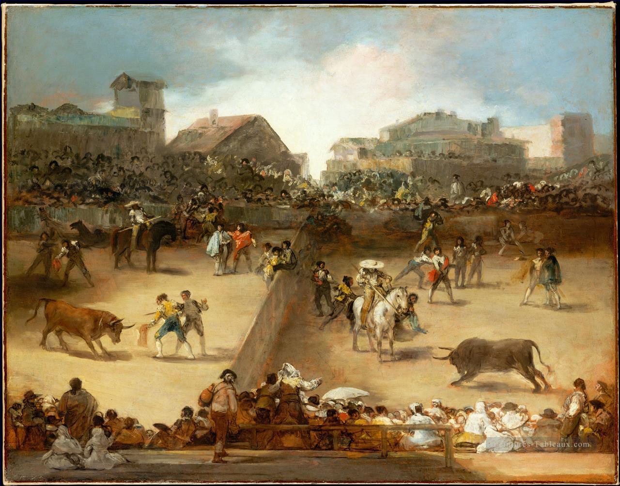 La corrida de Francisco de Goya Peintures à l'huile